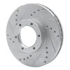 631-76107L Drilled/Slotted Brake Rotor [Silver], 1989-1993 Lexus/Toyota/Scion, Position: Front Left - image 2