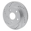 631-76108L Drilled/Slotted Brake Rotor [Silver], 1991-1994 Lexus/Toyota/Scion, Position: Front Left - image 2