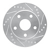 631-76108R Drilled/Slotted Brake Rotor [Silver], 1991-1994 Lexus/Toyota/Scion, Position: Front Right - image 1