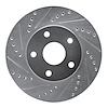 631-76109L Drilled/Slotted Brake Rotor [Silver], 1991-1997 Lexus/Toyota/Scion, Position: Front Left - image 1