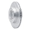 631-76110R Drilled/Slotted Brake Rotor [Silver], 1990-1992 Lexus/Toyota/Scion, Position: Front Right - image 2