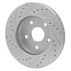 631-76111R Drilled/Slotted Brake Rotor [Silver], 1991-1996 Lexus/Toyota/Scion, Position: Front Right - image 4