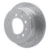 631-76113L Drilled/Slotted Brake Rotor [Silver], 1998-2007 Lexus/Toyota/Scion, Position: Rear Left - image 2