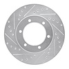 631-76115L Drilled/Slotted Brake Rotor [Silver], 1991-1998 Lexus/Toyota/Scion, Position: Front Left - image 1