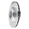 631-76116L Drilled/Slotted Brake Rotor [Silver], 1993-1997 Lexus/Toyota/Scion, Position: Front Left - image 2