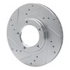 631-76120L Drilled/Slotted Brake Rotor [Silver], 1995-2004 Lexus/Toyota/Scion, Position: Front Left - image 2