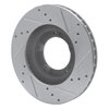 631-76120L Drilled/Slotted Brake Rotor [Silver], 1995-2004 Lexus/Toyota/Scion, Position: Front Left - image 4