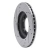 631-76120R Drilled/Slotted Brake Rotor [Silver], 1995-2004 Lexus/Toyota/Scion, Position: Front Right - image 4