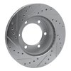 631-76121R Drilled/Slotted Brake Rotor [Silver], 1995-2004 Lexus/Toyota/Scion, Position: Front Right - image 4