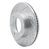 631-76124L Drilled/Slotted Brake Rotor [Silver], 2000-2007 Lexus/Toyota/Scion, Position: Front Left - image 2
