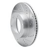 631-76124R Drilled/Slotted Brake Rotor [Silver], 2000-2007 Lexus/Toyota/Scion, Position: Front Right - image 2