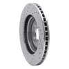 631-76129R Drilled/Slotted Brake Rotor [Silver], 2004-2009 Lexus/Toyota/Scion, Position: Front Right - image 4