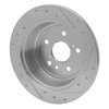 631-76131L Drilled/Slotted Brake Rotor [Silver], 2004-2010 Lexus/Toyota/Scion, Position: Rear Left - image 4