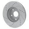 631-76133R Drilled/Slotted Brake Rotor [Silver], 2005-2015 Lexus/Toyota/Scion, Position: Front Right - image 4