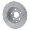 631-76134L Drilled/Slotted Brake Rotor [Silver], 2006-2018 Lexus/Toyota/Scion, Position: Rear Left - image 4