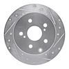 631-76134R Drilled/Slotted Brake Rotor [Silver], 2006-2018 Lexus/Toyota/Scion, Position: Rear Right - image 1