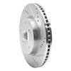 631-76135R Drilled/Slotted Brake Rotor [Silver], 2006-2018 Multiple Makes/Models, Position: Front Right - image 2