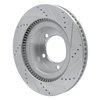 631-76136L Drilled/Slotted Brake Rotor [Silver], Fits Select Lexus/Toyota/Scion, Position: Front Left - image 4