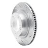 631-76136R Drilled/Slotted Brake Rotor [Silver], Fits Select Lexus/Toyota/Scion, Position: Front Right - image 2