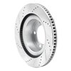 631-76136R Drilled/Slotted Brake Rotor [Silver], Fits Select Lexus/Toyota/Scion, Position: Front Right - image 4