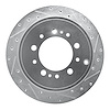 631-76137R Drilled/Slotted Brake Rotor [Silver], Fits Select Lexus/Toyota/Scion, Position: Rear Right - image 1