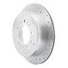 631-76137R Drilled/Slotted Brake Rotor [Silver], Fits Select Lexus/Toyota/Scion, Position: Rear Right - image 2