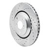 631-76138L Drilled/Slotted Brake Rotor [Silver], Fits Select Lexus/Toyota/Scion, Position: Front Left - image 2