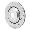 631-76138R Drilled/Slotted Brake Rotor [Silver], Fits Select Lexus/Toyota/Scion, Position: Front Right - image 2