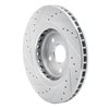 631-76138R Drilled/Slotted Brake Rotor [Silver], Fits Select Lexus/Toyota/Scion, Position: Front Right - image 4