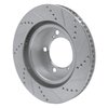631-76140L Drilled/Slotted Brake Rotor [Silver], 2008-2021 Lexus/Toyota/Scion, Position: Front Left - image 4