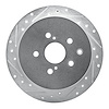 631-76141L Drilled/Slotted Brake Rotor [Silver], 2010-2020 Lexus/Toyota/Scion, Position: Rear Left - image 1