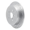 631-76141L Drilled/Slotted Brake Rotor [Silver], 2010-2020 Lexus/Toyota/Scion, Position: Rear Left - image 2