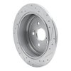 631-76141L Drilled/Slotted Brake Rotor [Silver], 2010-2020 Lexus/Toyota/Scion, Position: Rear Left - image 4