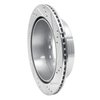 631-76143L Drilled/Slotted Brake Rotor [Silver], Fits Select Lexus/Toyota/Scion, Position: Rear Left - image 4