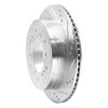 631-76143R Drilled/Slotted Brake Rotor [Silver], Fits Select Lexus/Toyota/Scion, Position: Rear Right - image 2