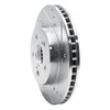 631-76151R Drilled/Slotted Brake Rotor [Silver], Fits Select Lexus/Toyota/Scion, Position: Front Right - image 2
