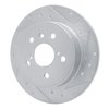 631-76152R Drilled/Slotted Brake Rotor [Silver], Fits Select Lexus/Toyota/Scion, Position: Rear Right - image 2