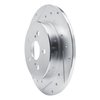 631-76156L Drilled/Slotted Brake Rotor [Silver], Fits Select Lexus/Toyota/Scion, Position: Rear Left - image 2
