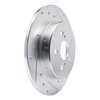 631-76156R Drilled/Slotted Brake Rotor [Silver], Fits Select Lexus/Toyota/Scion, Position: Rear Right - image 2
