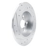 631-76156R Drilled/Slotted Brake Rotor [Silver], Fits Select Lexus/Toyota/Scion, Position: Rear Right - image 4