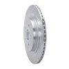 631-76159L Drilled/Slotted Brake Rotor [Silver], Fits Select Lexus/Toyota/Scion, Position: Rear Left - image 2