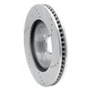 631-76161L Drilled/Slotted Brake Rotor [Silver], Fits Select Lexus/Toyota/Scion, Position: Rear Left - image 4