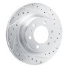 631-76162R Drilled/Slotted Brake Rotor [Silver], Fits Select Lexus/Toyota/Scion, Position: Front Right - image 2