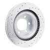 631-76162R Drilled/Slotted Brake Rotor [Silver], Fits Select Lexus/Toyota/Scion, Position: Front Right - image 4