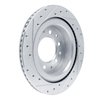 631-76163R Drilled/Slotted Brake Rotor [Silver], Fits Select Lexus/Toyota/Scion, Position: Rear Right - image 4
