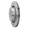 631-79010R Drilled/Slotted Brake Rotor [Silver], Fits Select Maserati, Position: Rear Right - image 2