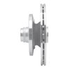 631-80001R Drilled/Slotted Brake Rotor [Silver], 1979-1983 Ford/Lincoln/Mercury/Mazda, Position: Front Right - image 3