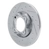 631-80005L Drilled/Slotted Brake Rotor [Silver], 1981-1985 Ford/Lincoln/Mercury/Mazda, Position: Front Left - image 2