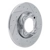 631-80005R Drilled/Slotted Brake Rotor [Silver], 1981-1985 Ford/Lincoln/Mercury/Mazda, Position: Front Right - image 2