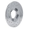 631-80005R Drilled/Slotted Brake Rotor [Silver], 1981-1985 Ford/Lincoln/Mercury/Mazda, Position: Front Right - image 4